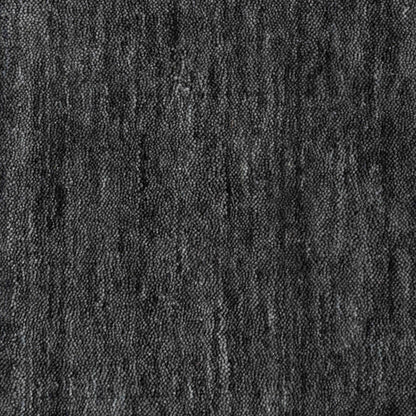 Handcrafted Black and Grey Wool Soft Rug