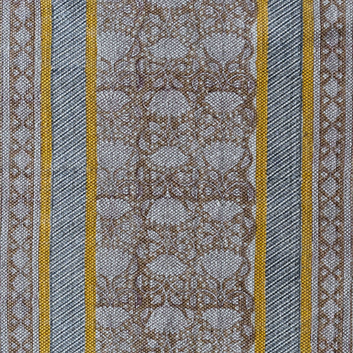 Vintage Style Printed Runner Rug