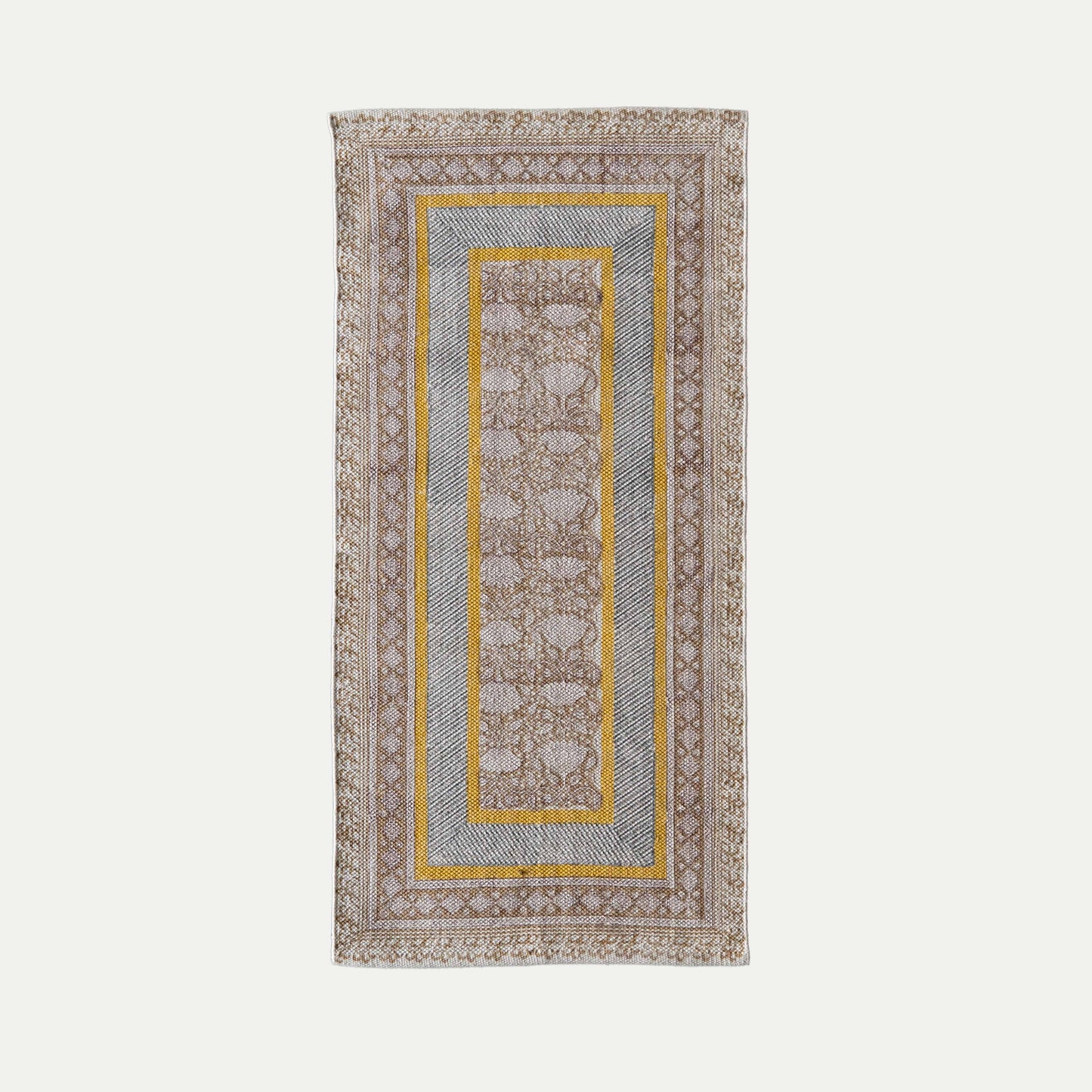 Vintage Style Printed Runner Rug